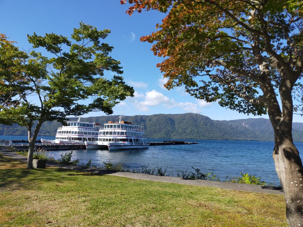 Lake Towada and Towada Shrine in Tohoku